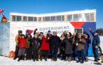 Dean Phillips poses with the DeanTeam at the ice shack. Dean Phillips poses with the DeanTeam at the ice shack.